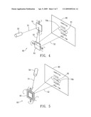 LASER POINTER WITH CONTROLLABLE PATTERN AND SIZE OF PROJECTED IMAGE diagram and image
