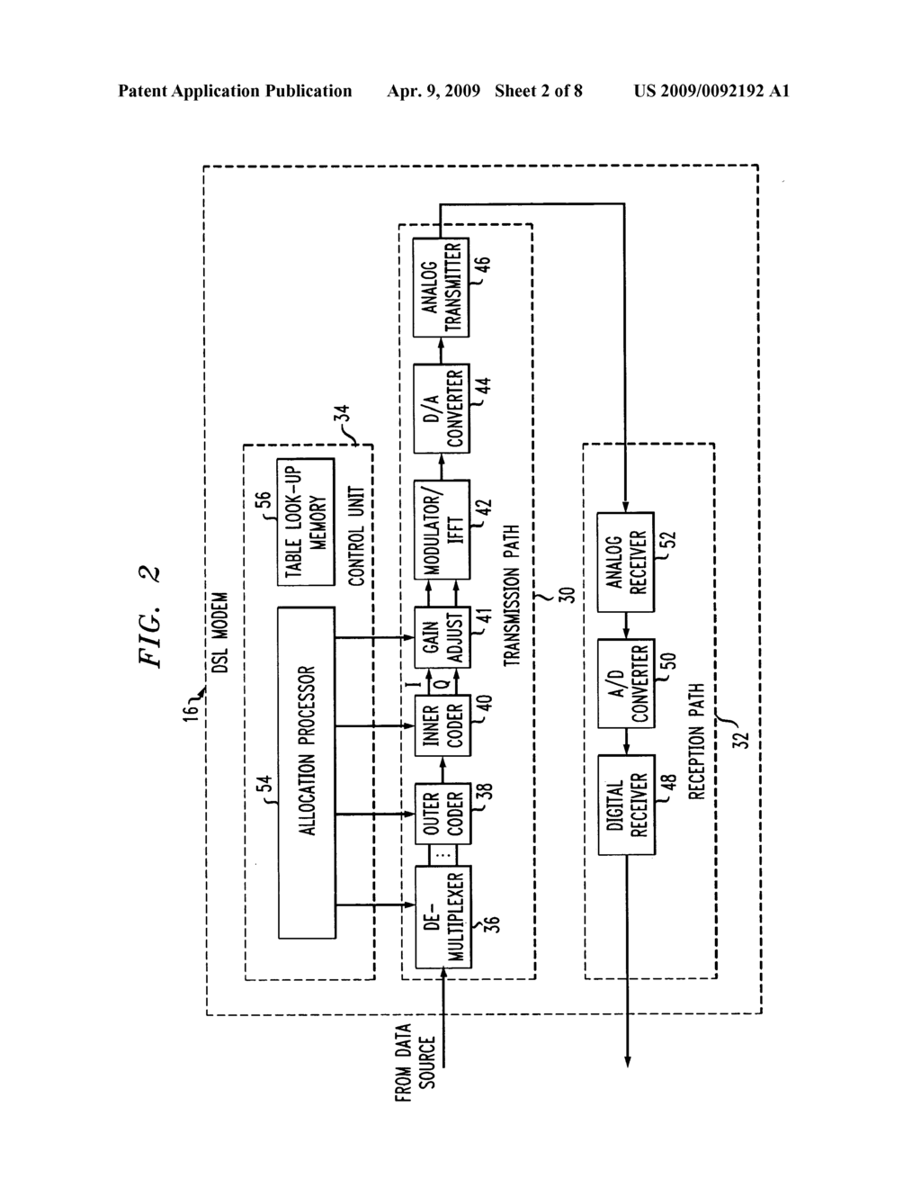 Multi-frequency data transmission channel power allocation - diagram, schematic, and image 03