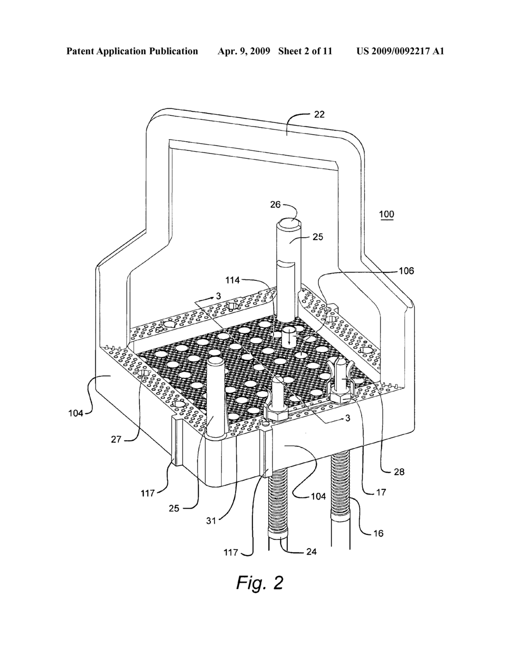 METHOD TO SHIELD NUCLEAR FUEL ASSEMBLY WITH REMOVABLE DEBRIS SHIELD IN UPPER TIE PLATE - diagram, schematic, and image 03