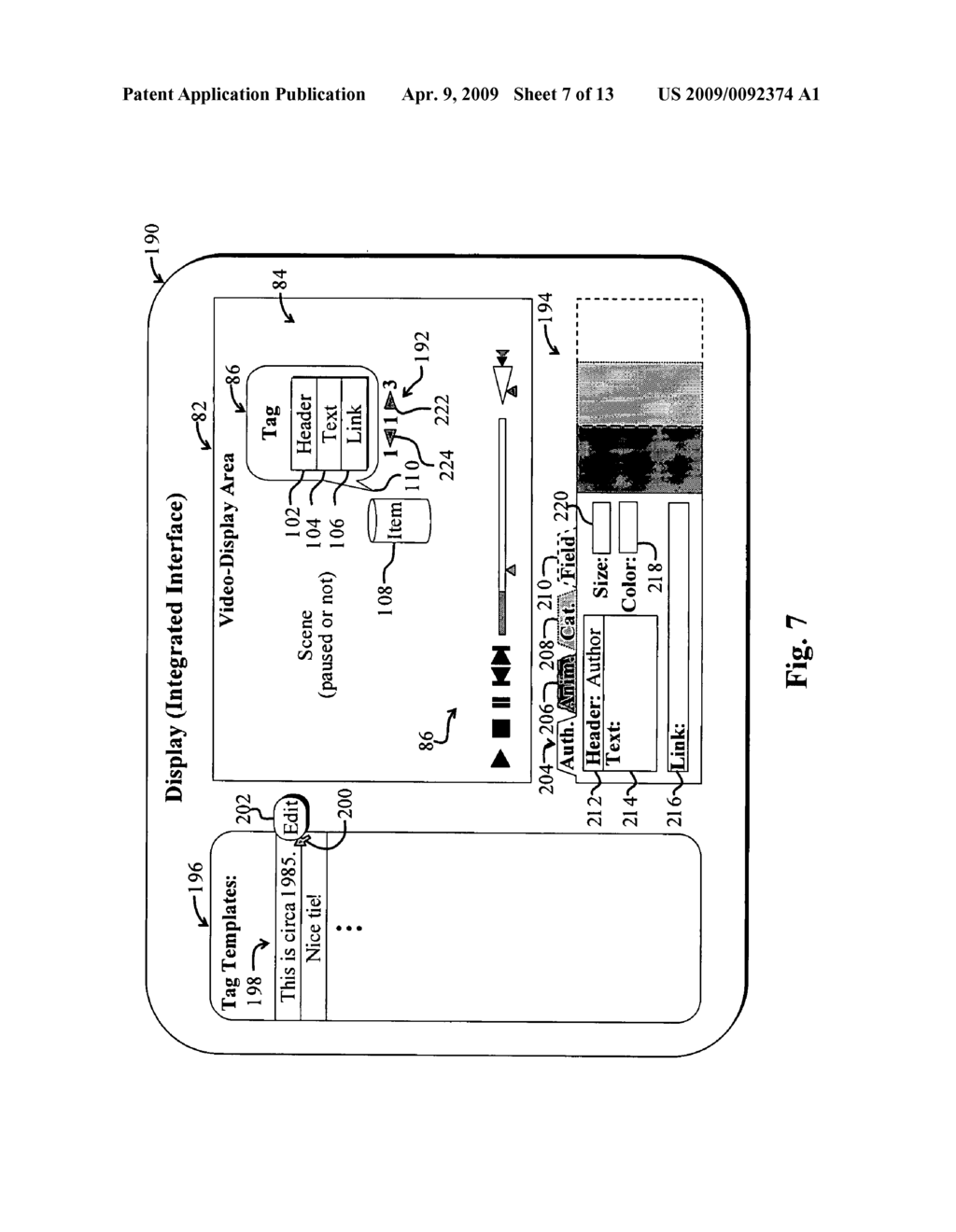 Digital Network-Based Video Tagging System - diagram, schematic, and image 08