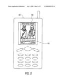 Method and apparatus for tracking user location within video or audio content streamed to a mobile handset diagram and image