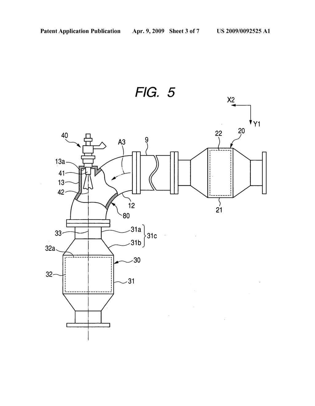 EXHAUST GAS CLEANING APPARATUS WITH IMPROVED CONFIGURATION ENSURING PROPER INJECTION OF REDUCING AGENT - diagram, schematic, and image 04