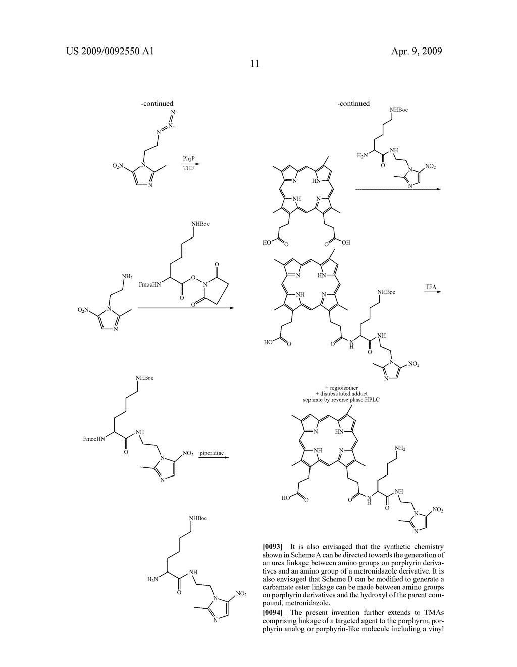 PORPHYRIN LINKED METRONIDAZOLE AGAINST GUM DISEASE: PORPHYROMONAS GINGIVALIS - diagram, schematic, and image 19