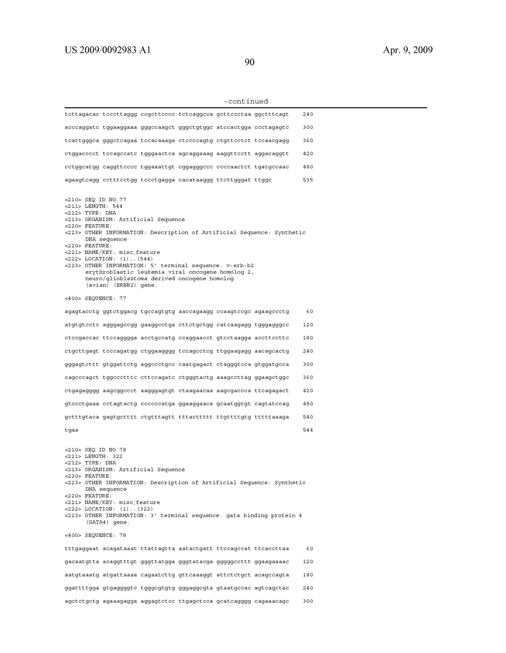 IDENTIFICATION OF AN ERBB2 GENE EXPRESSION SIGNATURE IN BREAST CANCERS - diagram, schematic, and image 101