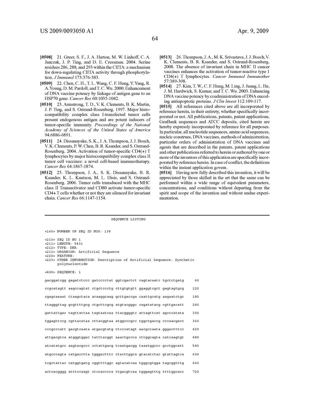 DNA Vaccine Enhancement with MHC Class II Activators - diagram, schematic, and image 108