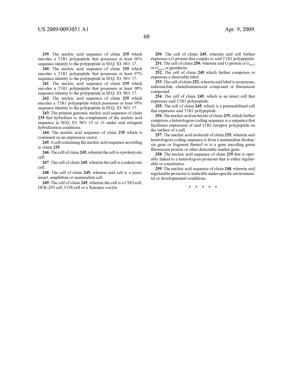 T1R1 Nucleic Acid Sequences and Vectors Containing Same - diagram, schematic, and image 62