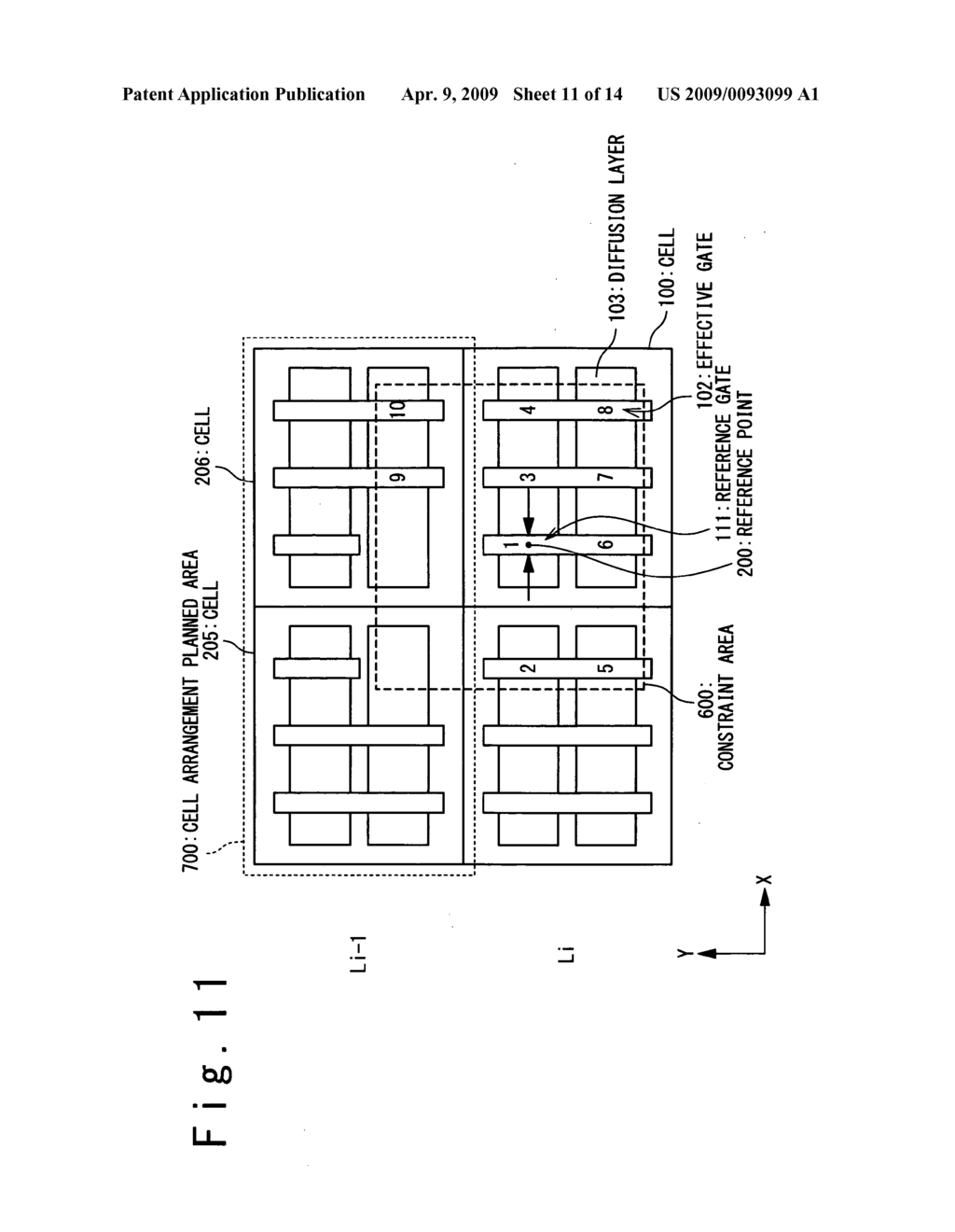 Layout method and layout apparatus for semiconductor integrated circuit - diagram, schematic, and image 12