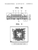 BGA package having half-etched bonding pad and cut plating line and method of fabricating same diagram and image
