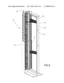 Vertical Cable Manager diagram and image