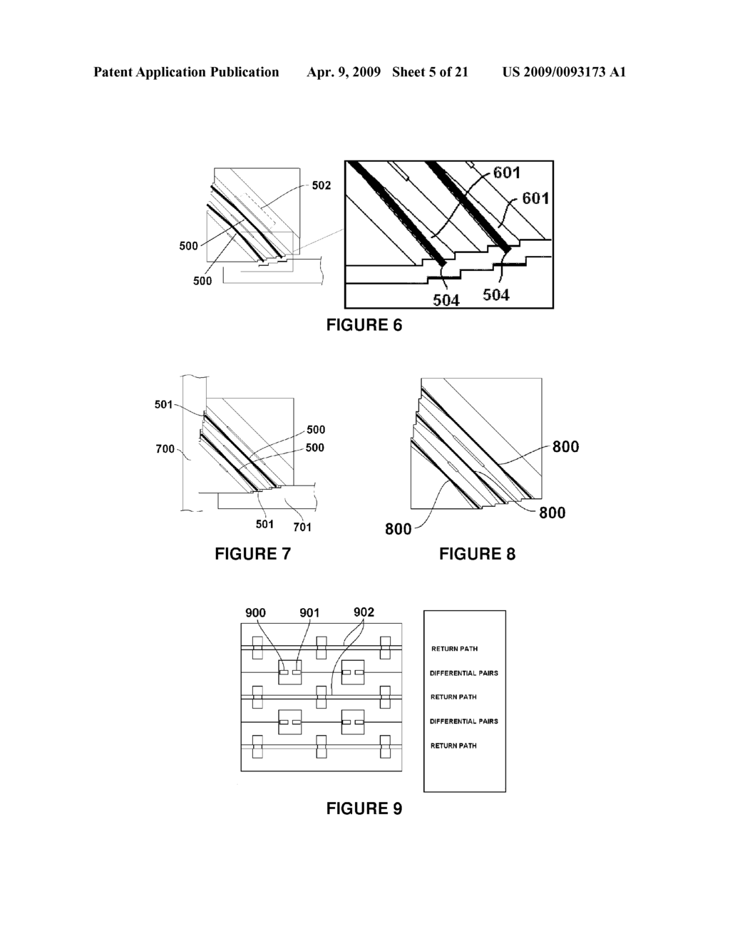 High Speed, Direct Path, Stair-Step, Electronic Connectors with Improved Signal Integrity Characteristics and Methods for their Manufacture - diagram, schematic, and image 06