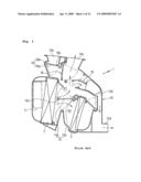 Door for air conditioner in vehicle diagram and image