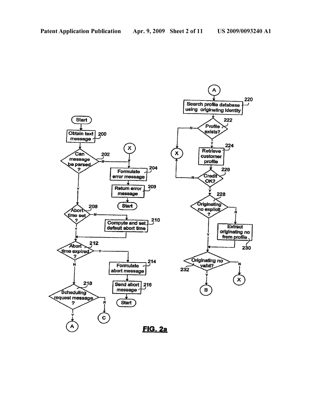 METHOD AND APPARATUS FOR PROVIDING EXTENDED CALL SETUP AND CONTROL FEATURES USING A SHORT MESSAGE SERVICE - diagram, schematic, and image 03