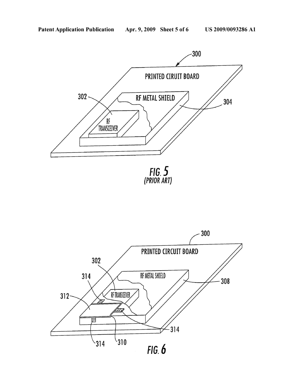 MOBILE WIRELESS COMMUNICATIONS DEVICE WITH REDUCED INTERFERING RF ENERGY INTO RF METAL SHIELD SECURED ON CIRCUIT BOARD - diagram, schematic, and image 06