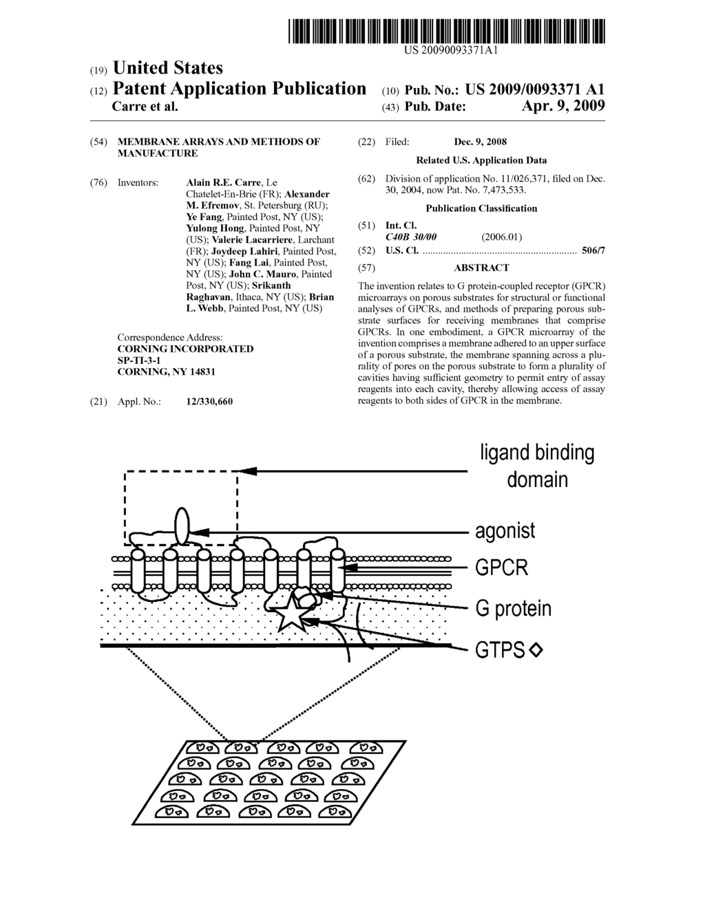 MEMBRANE ARRAYS AND METHODS OF MANUFACTURE - diagram, schematic, and image 01