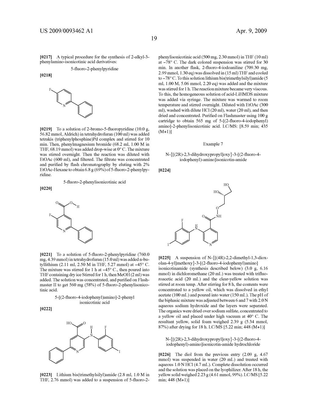 3-Arylamino pyridine derivatives - diagram, schematic, and image 20