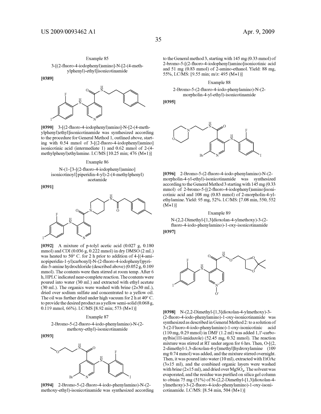 3-Arylamino pyridine derivatives - diagram, schematic, and image 36