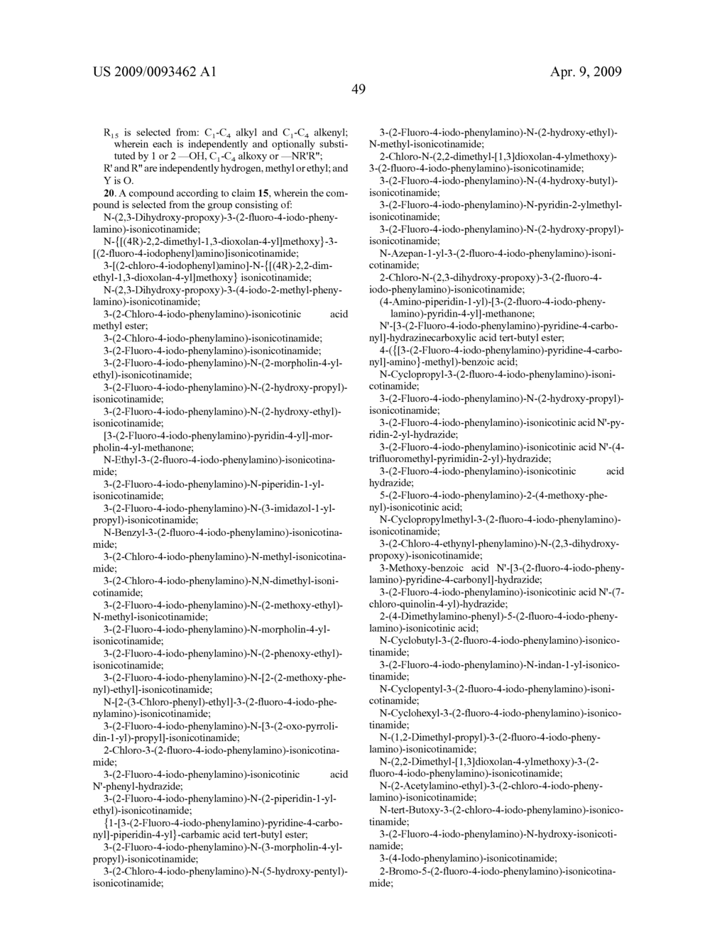 3-Arylamino pyridine derivatives - diagram, schematic, and image 50