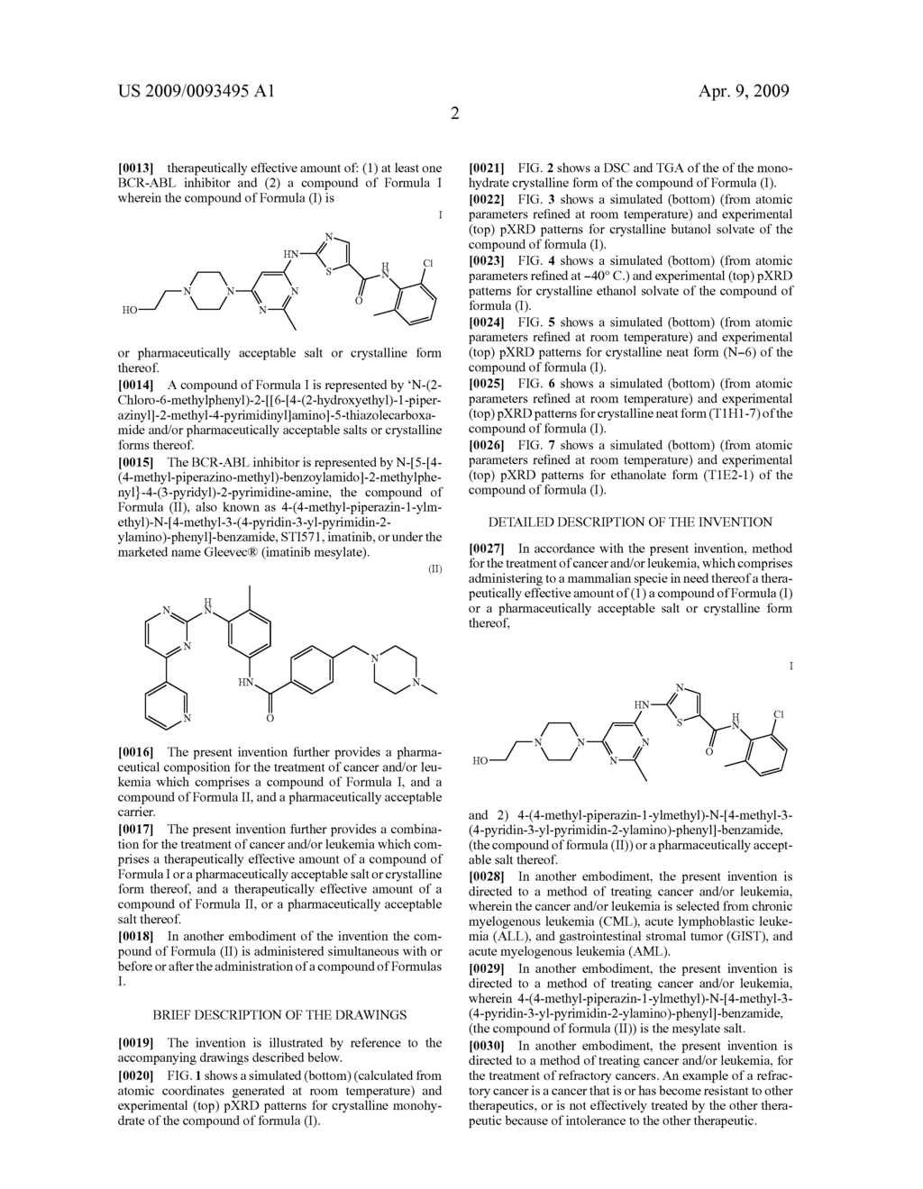 COMBINATION OF A SRC KINASE INHIBITOR AND A BCR-ABL INHIBITOR FOR THE TREATMENT OF PROLIFERATIVE DISEASES - diagram, schematic, and image 10