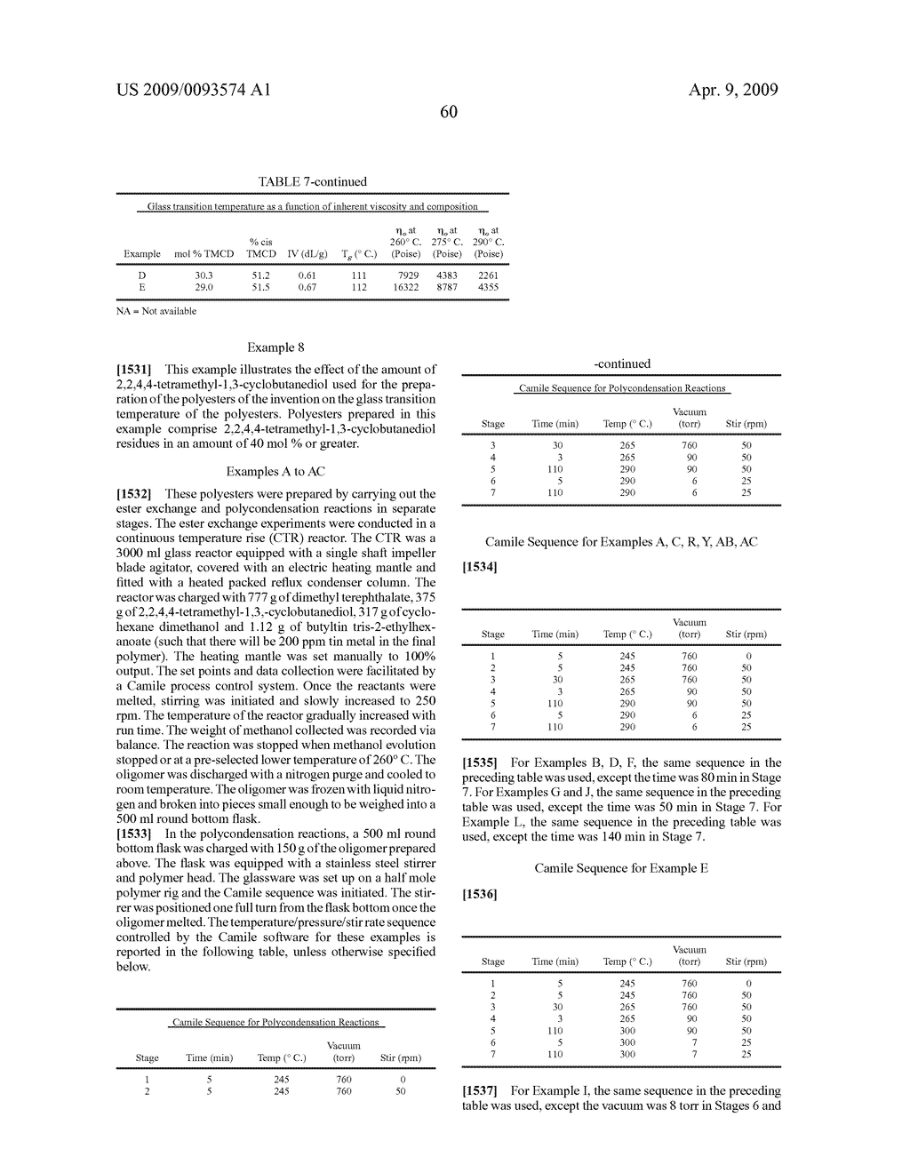 Polyester Compositions Containing Cyclobutanediol Having High Glass Transition Temperature and Articles Made Therefrom - diagram, schematic, and image 66