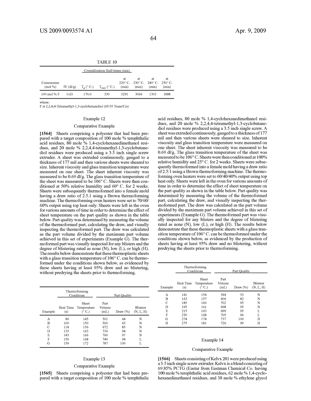 Polyester Compositions Containing Cyclobutanediol Having High Glass Transition Temperature and Articles Made Therefrom - diagram, schematic, and image 70