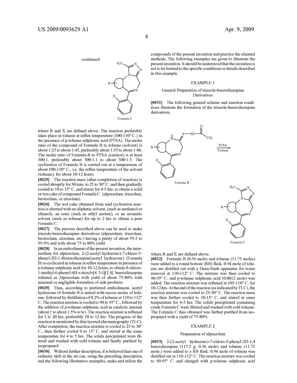 PROCESS FOR PREPARATION OF TRIAZOL-BENZODIAZEPINE DERIVATIVES - diagram, schematic, and image 05