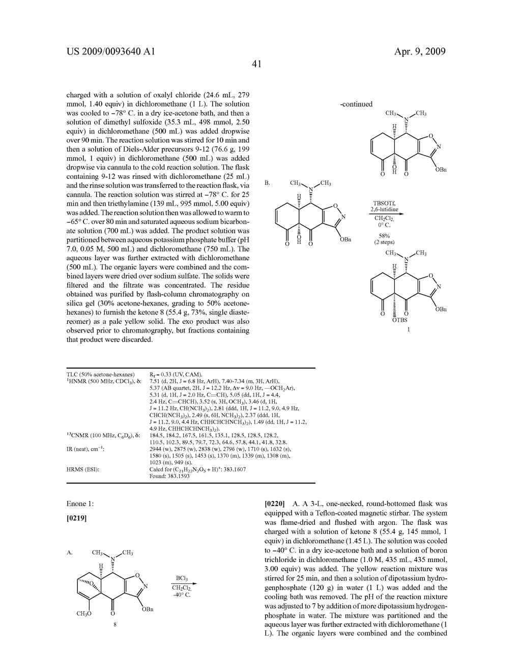 SYNTHESIS OF ENONE INTERMEDIATE - diagram, schematic, and image 44