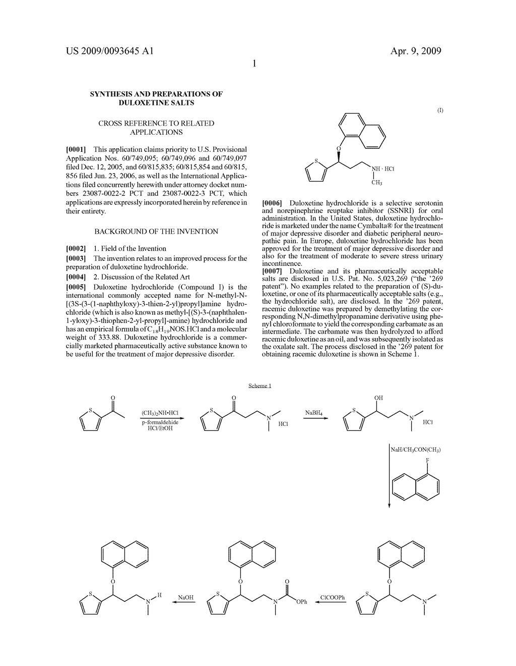 SYNTHESIS AND PREPARATIONS OF DULOXETINE SALTS - diagram, schematic, and image 11