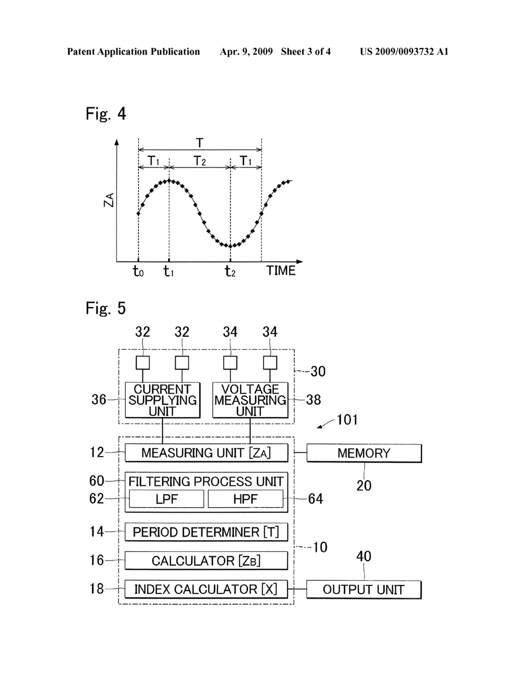 BIOELECTRICAL IMPEDANCE MEASURING APPARATUS AND BODY COMPOSITION DETERMINING APPARATUS - diagram, schematic, and image 04