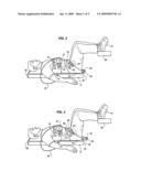 High gripping and non-slip belts for pneumatic lumbar traction device diagram and image