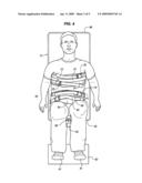 High gripping and non-slip belts for pneumatic lumbar traction device diagram and image