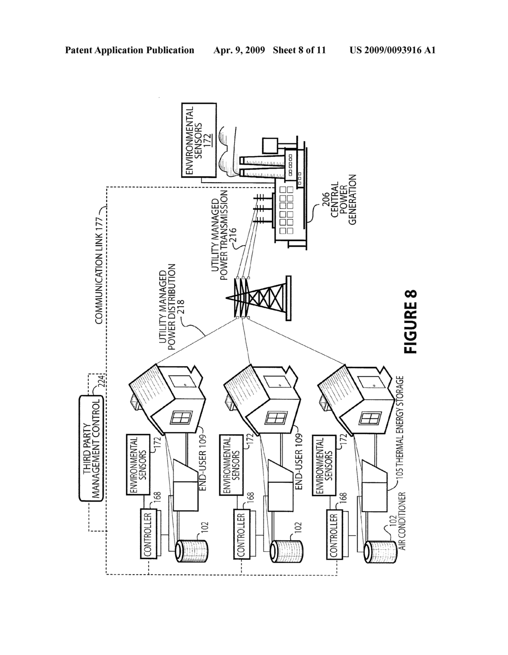 UTILITY MANAGED VIRTUAL POWER PLANT UTILIZING AGGREGATED THERMAL ENERGY STORAGE - diagram, schematic, and image 09