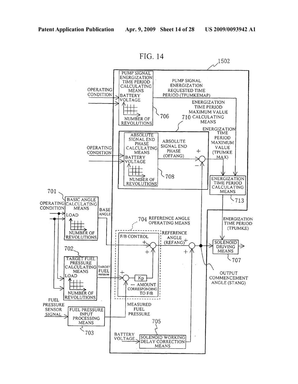 Control device of high-pressure fuel pump of internal combustion engine - diagram, schematic, and image 15