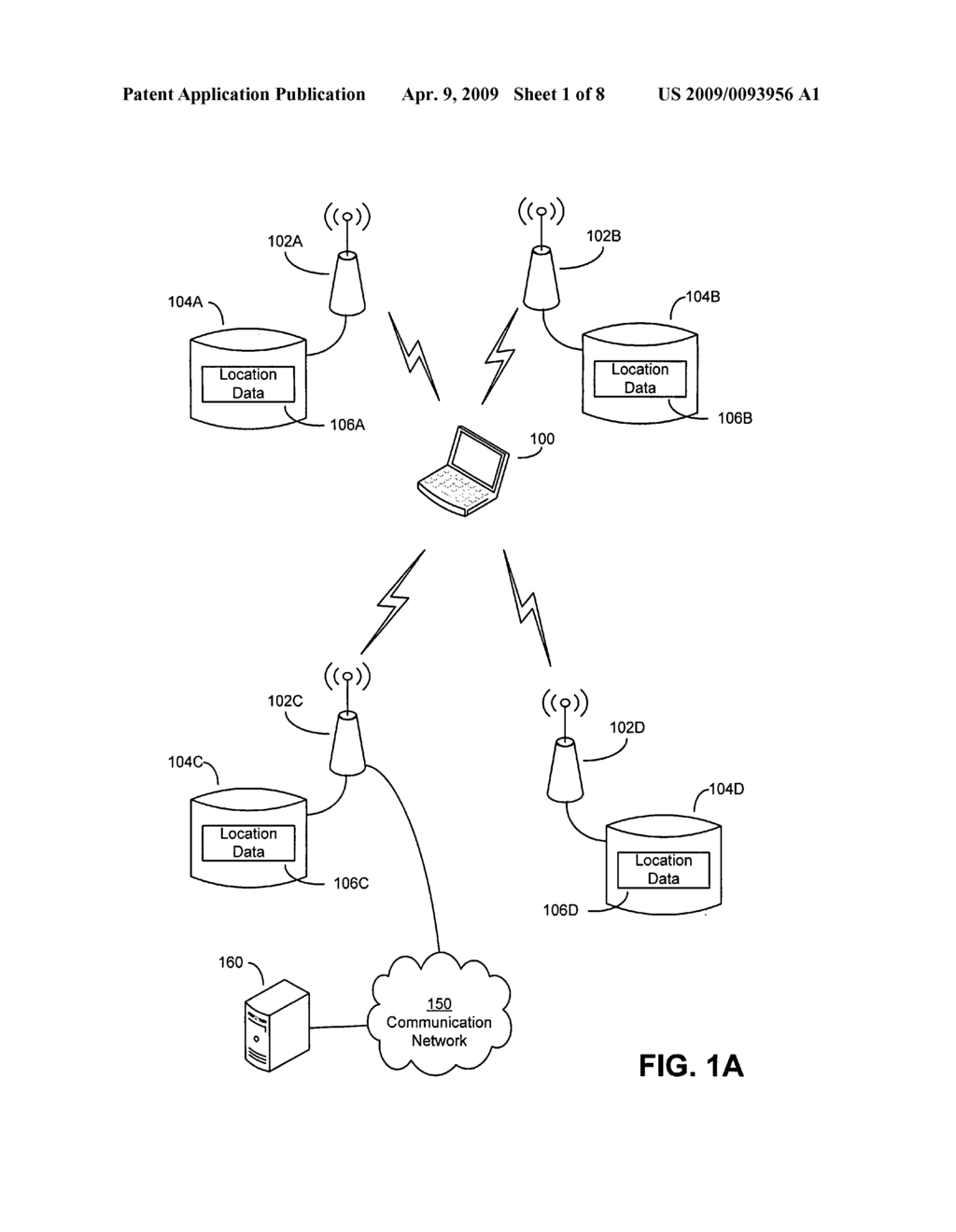 Transmitting location data in wireless networks - diagram, schematic, and image 02