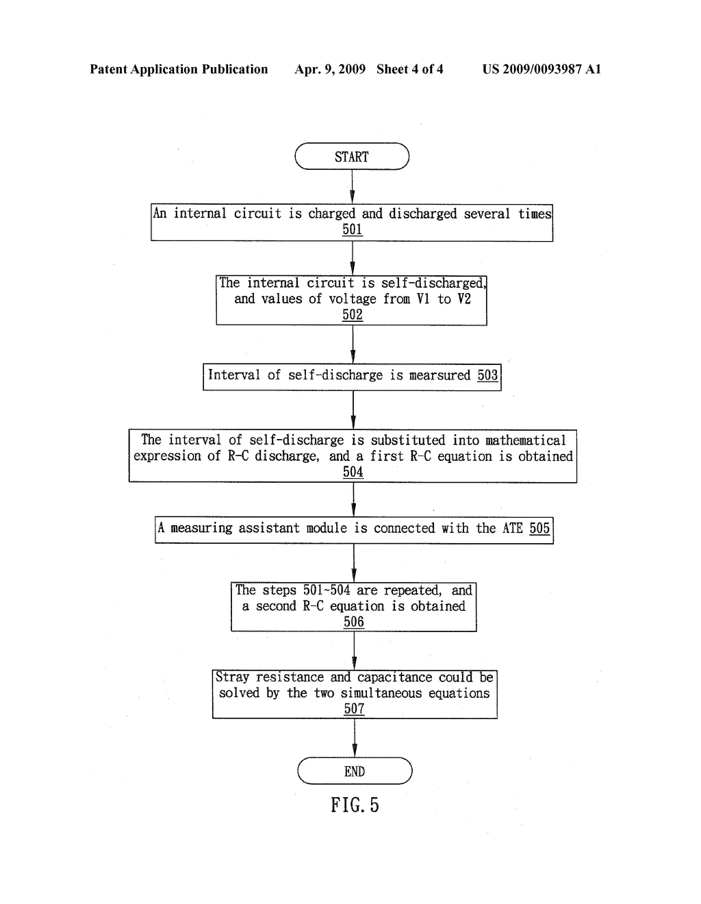 Method for accurate measuring stray capacitance of automatic test equipment and system thereof - diagram, schematic, and image 05