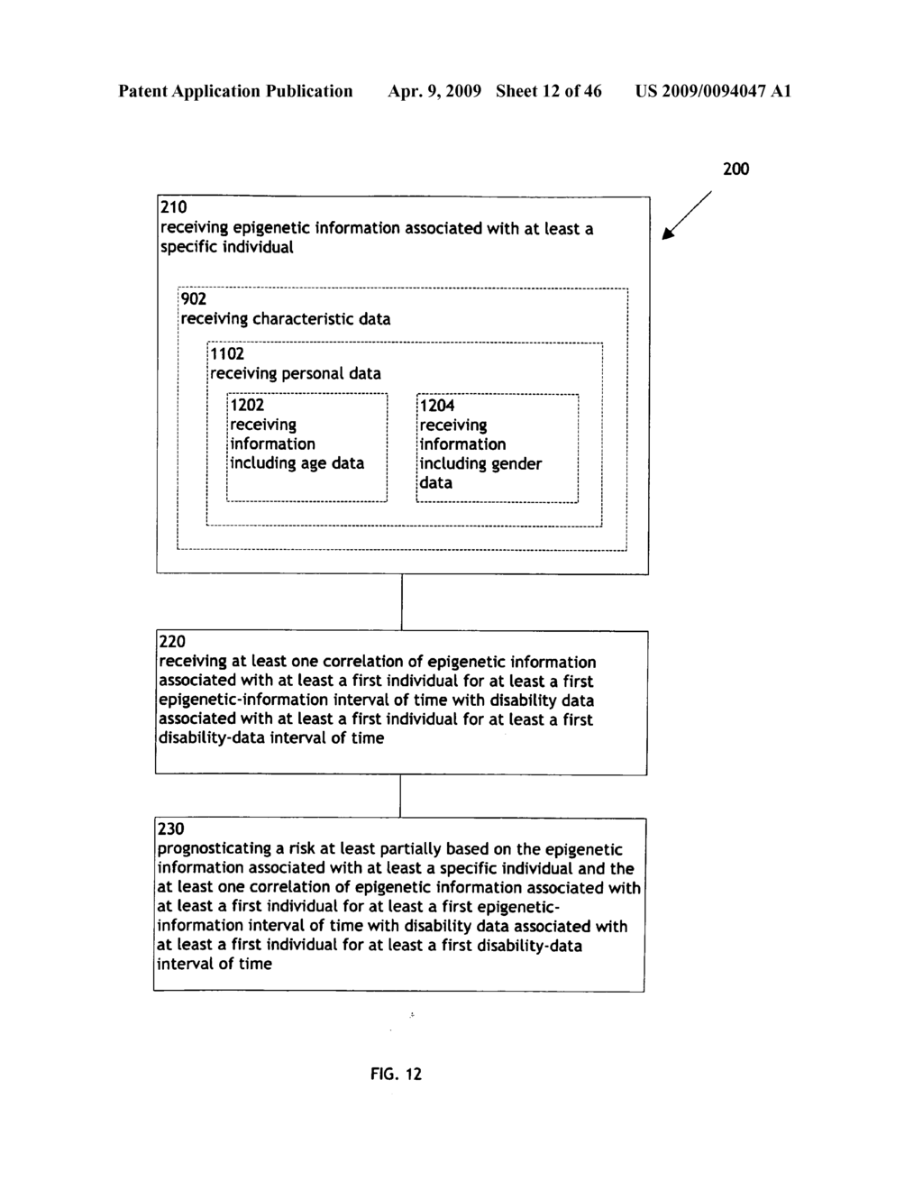 Systems and methods for predicting a risk utilizing epigenetic data - diagram, schematic, and image 13