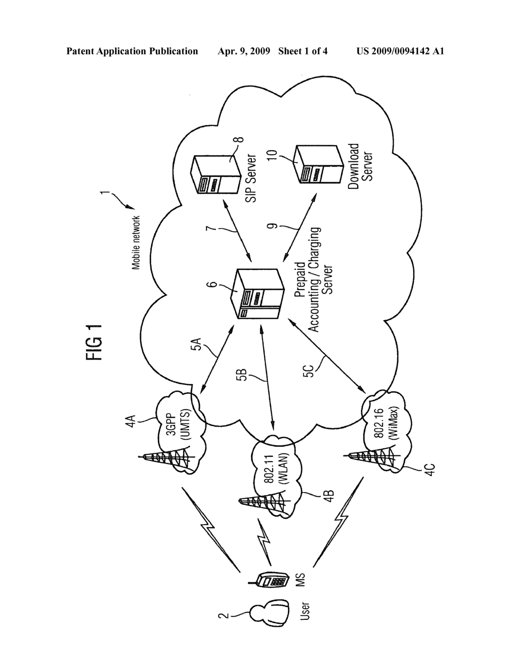 Method and Server for Managing Subscriber Charges - diagram, schematic, and image 02