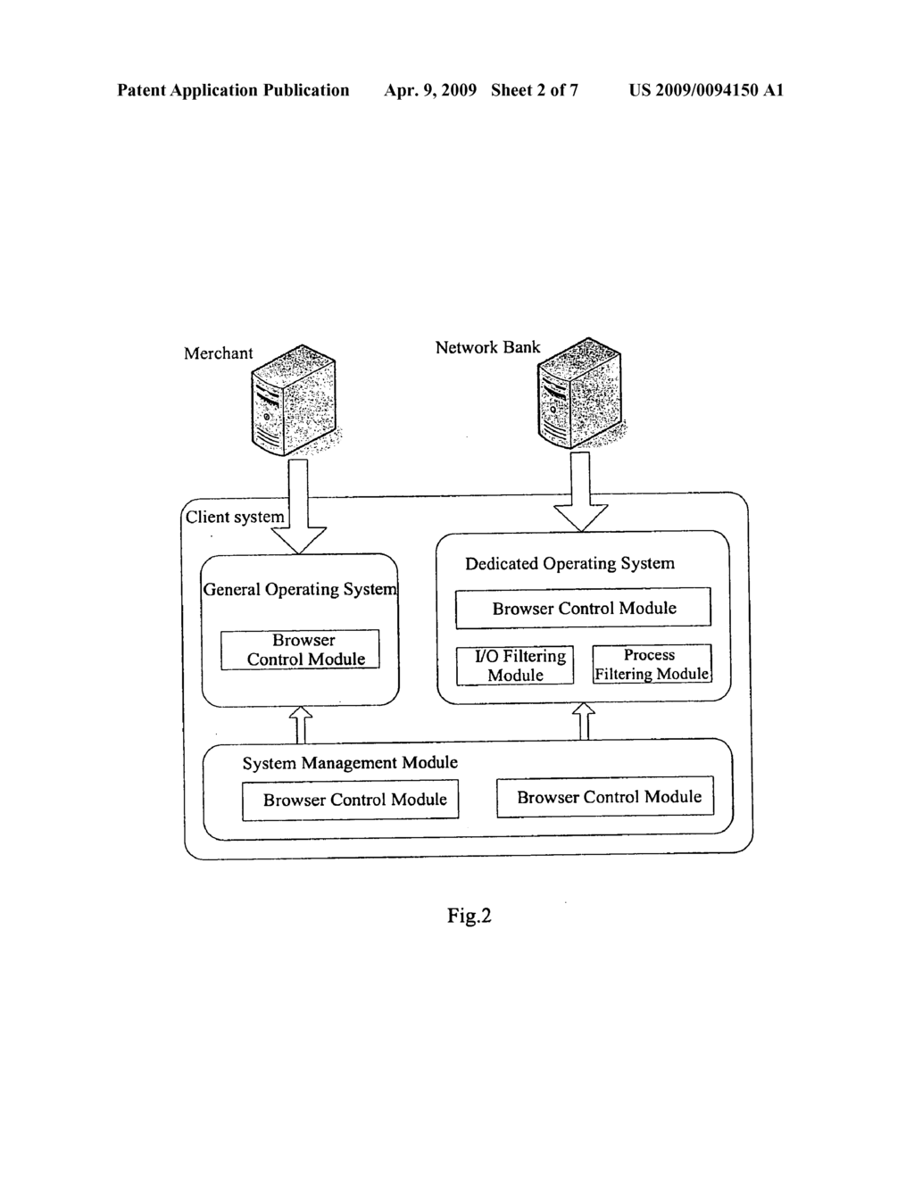 Method and client system for implementing online secure payment - diagram, schematic, and image 03