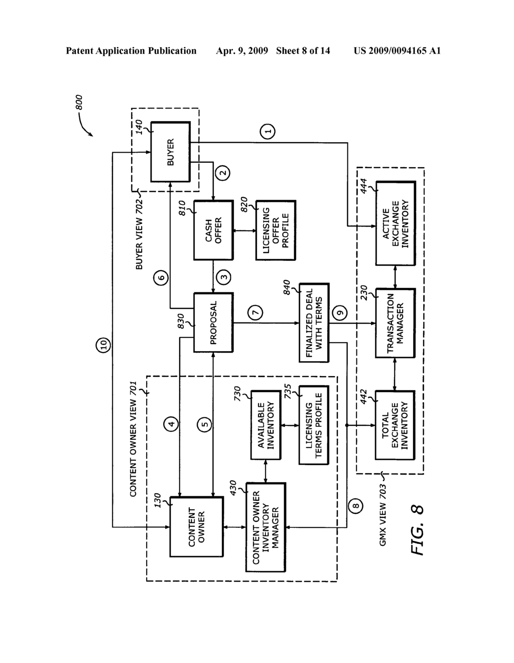 Global media exchange marketplace for media contents - diagram, schematic, and image 09