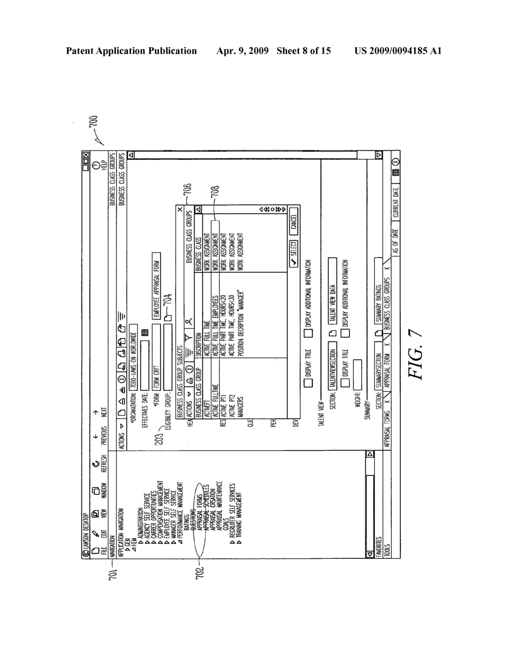 USER-DEFINABLE RUN-TIME GROUPING OF DATA RECORDS - diagram, schematic, and image 09