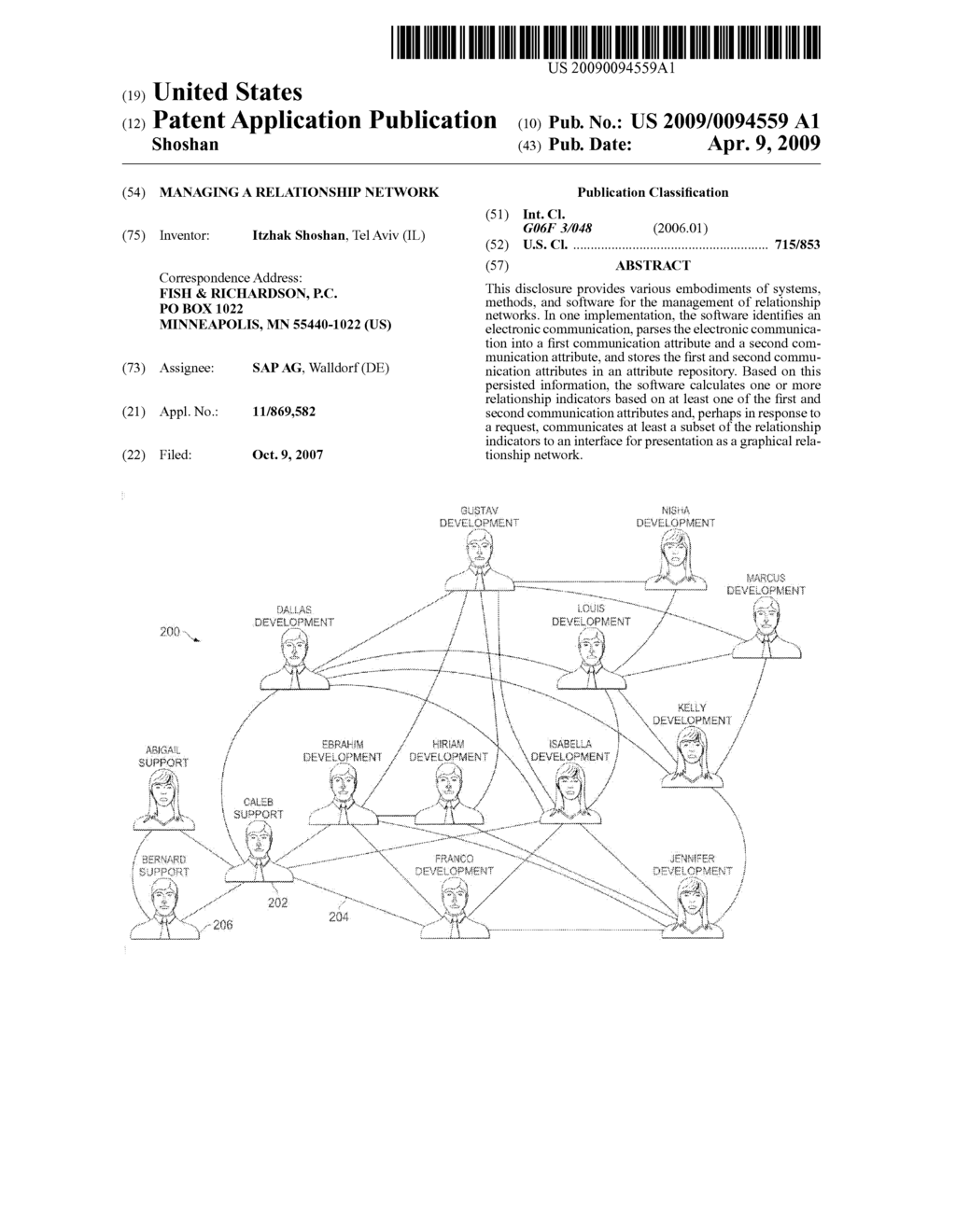 MANAGING A RELATIONSHIP NETWORK - diagram, schematic, and image 01