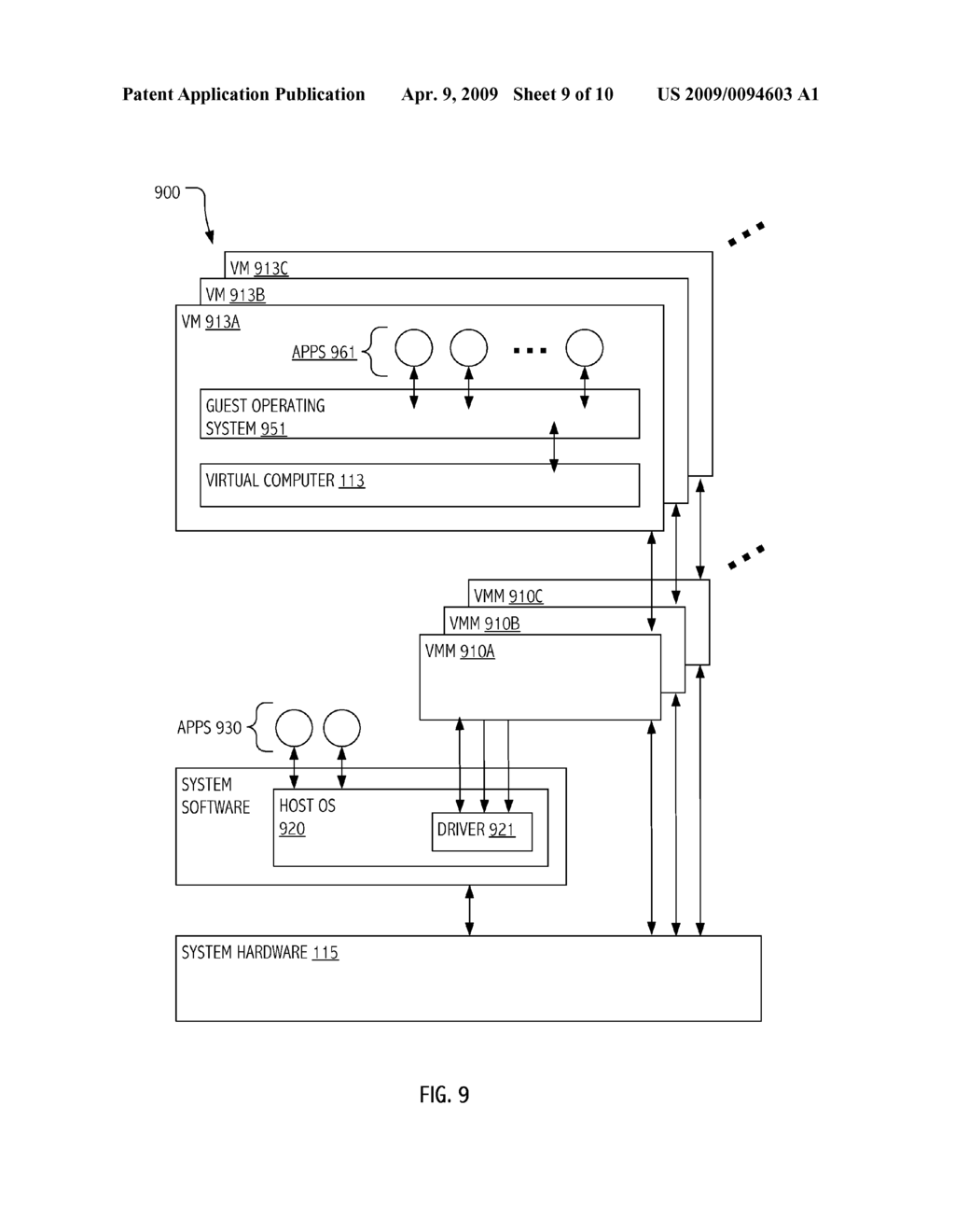 In-Place Conversion of Virtual Machine State - diagram, schematic, and image 10