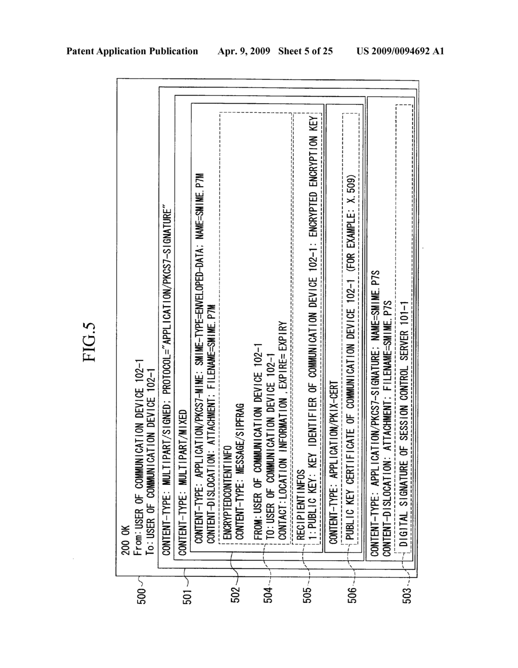 SESSION CONTROL SERVER, COMMUNICATION DEVICE, COMMUNICATION SYSTEM AND COMMUNICATION METHOD, AND PROGRAM AND RECORDING MEDIUM FOR THE SAME - diagram, schematic, and image 06