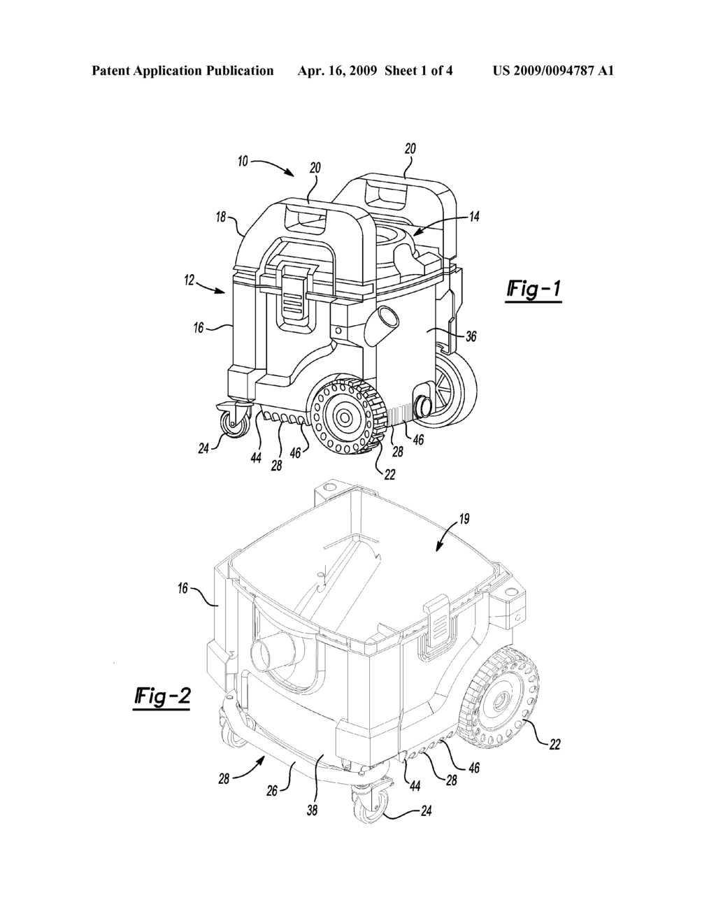 Vacuum Having Assist Handles - diagram, schematic, and image 02