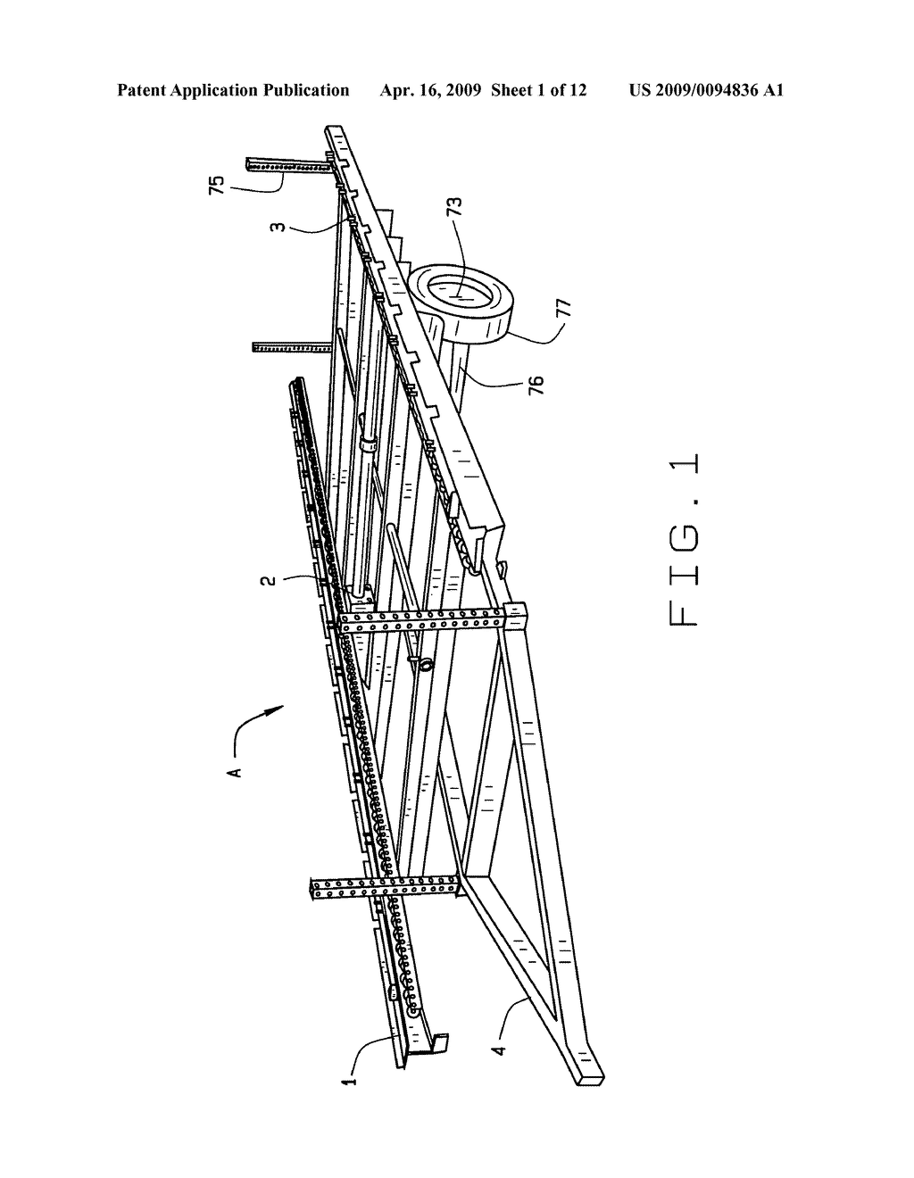 Portable wall framing fixture - diagram, schematic, and image 02