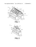 Structural Display having Adjustable mounting Widths for use in a Retail Environment diagram and image