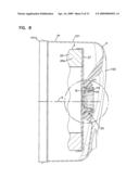 Air cleaner arrangments with end support for cartridge; components; and, methods diagram and image