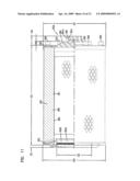 Air cleaner arrangments with end support for cartridge; components; and, methods diagram and image