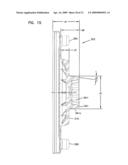 Air cleaner arrangments with end support for cartridge; components; and, methods diagram and image