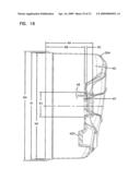 Air cleaner arrangments with end support for cartridge; components; and, methods diagram and image