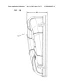 Air cleaner arrangments with end support for cartridge; components; and, methods diagram and image